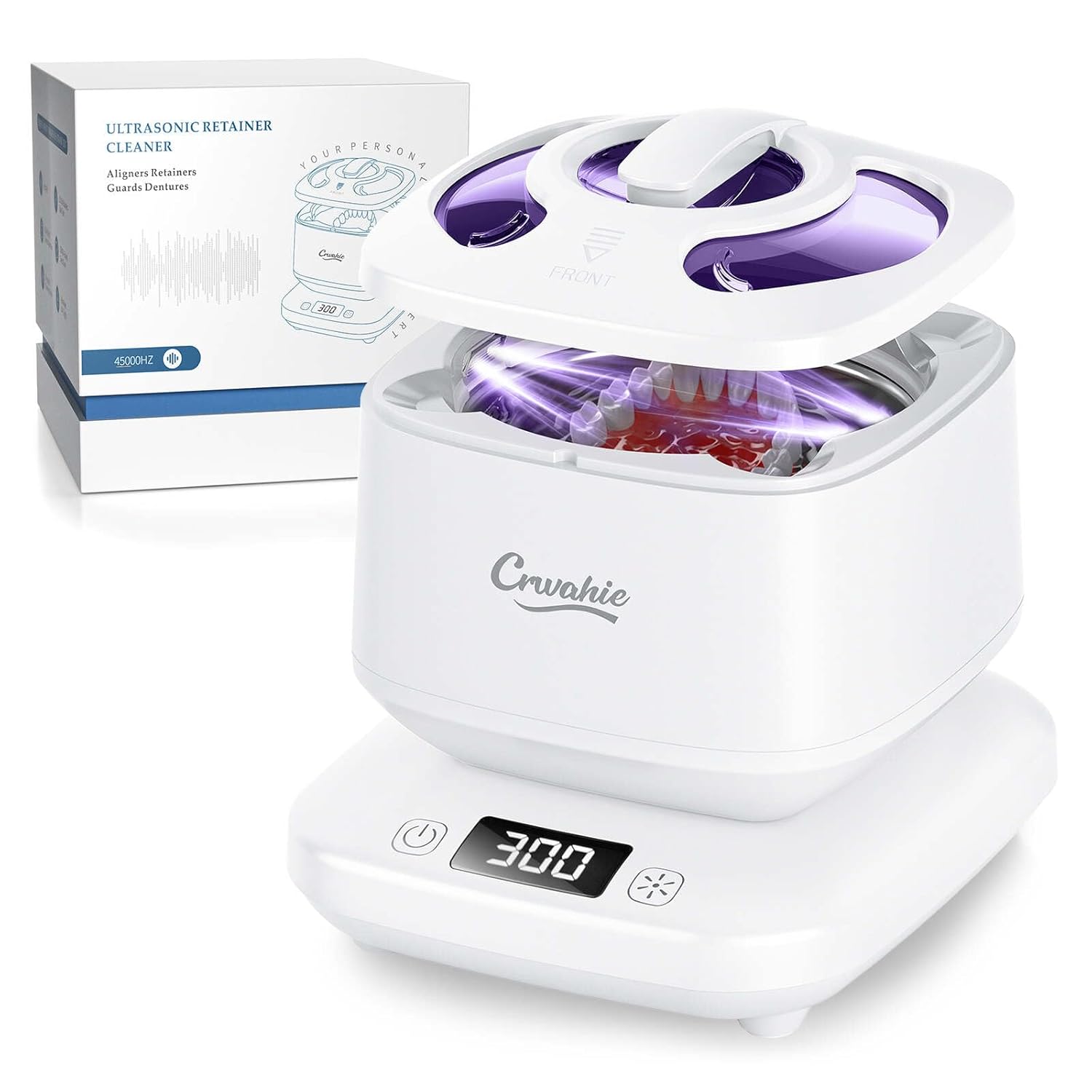 Overall product design, compact size, and the fact that it is a dedicated retainer cleaning pod.