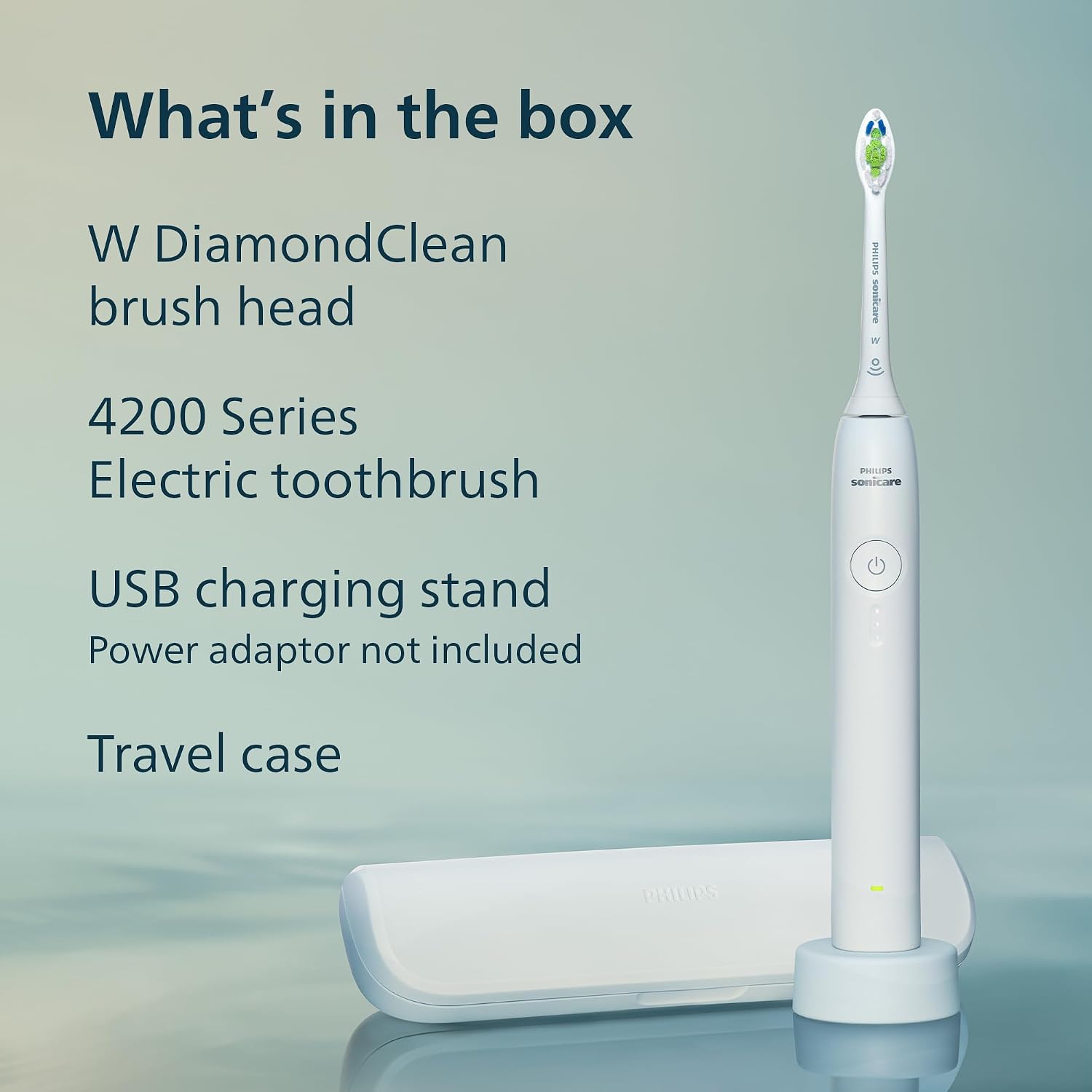 Colorway and alternate visual presentation of the toothbrush.