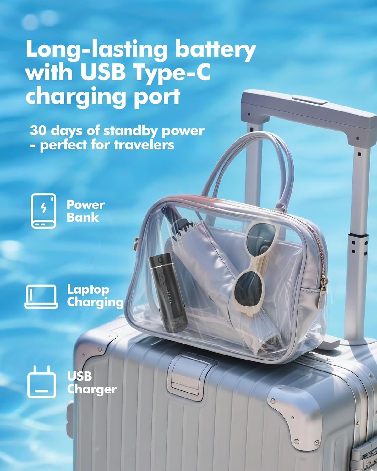 What comes in the box and the practicality of included accessories for travel and oral care.