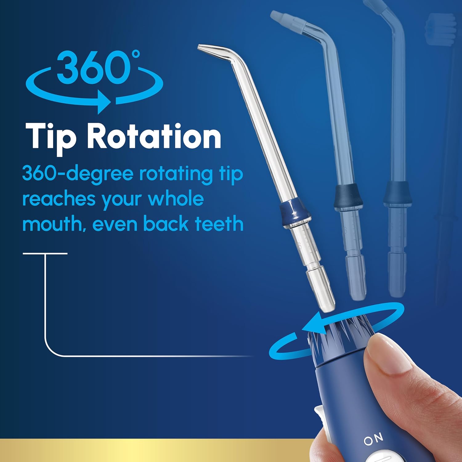 Specific hardware details that support the premium feel and functionality.