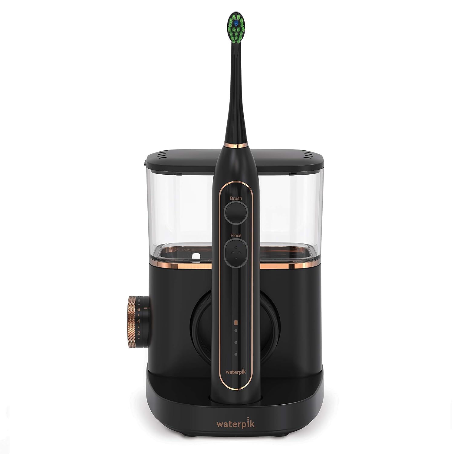 Waterpik Sonic-Fusion Professional Flossing Battery Powered Electric Toothbrush, Black, (Pack Of 1)