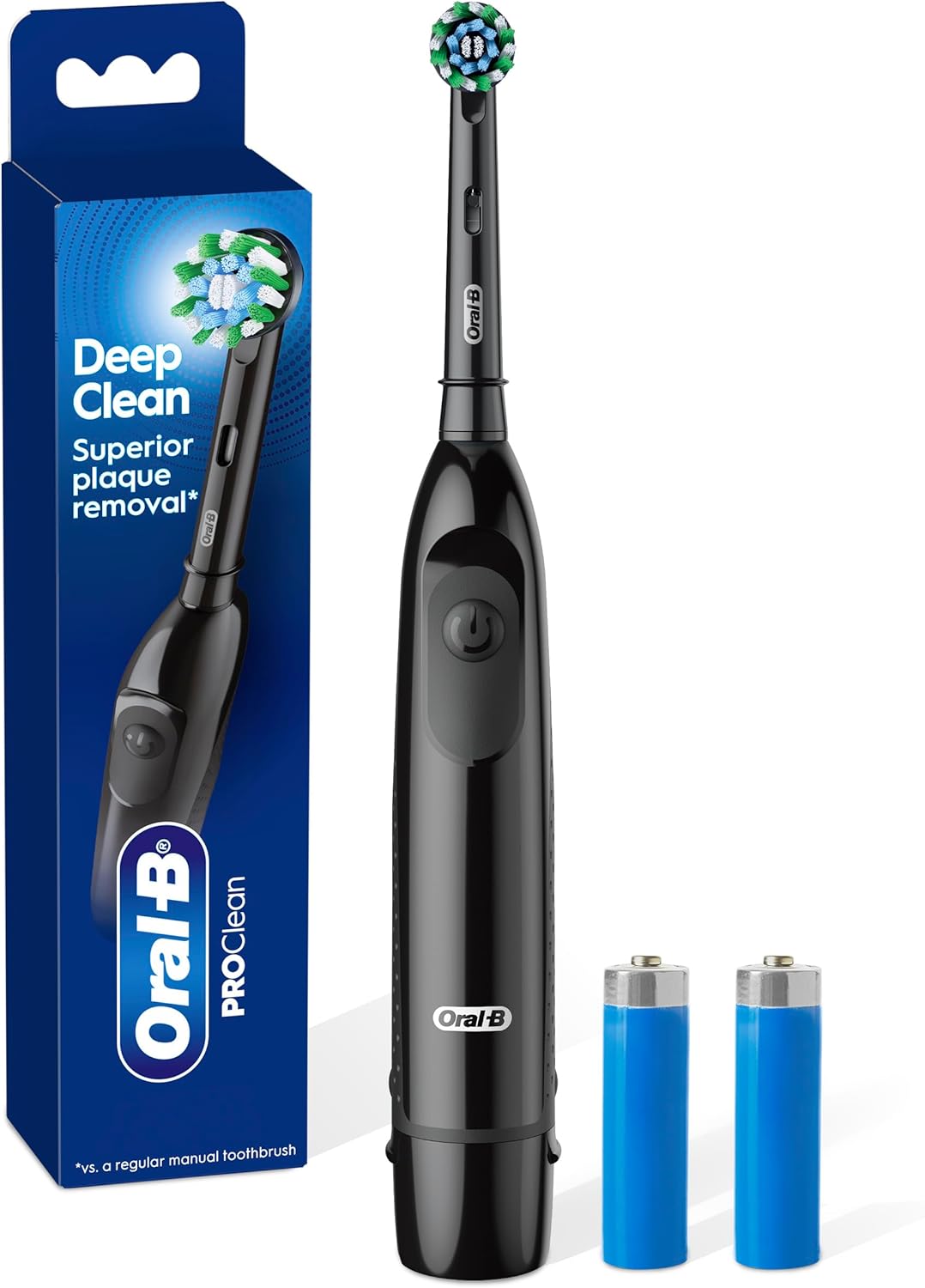 Overall design, colorway, and the fact that this is a compact battery-powered rotating toothbrush.