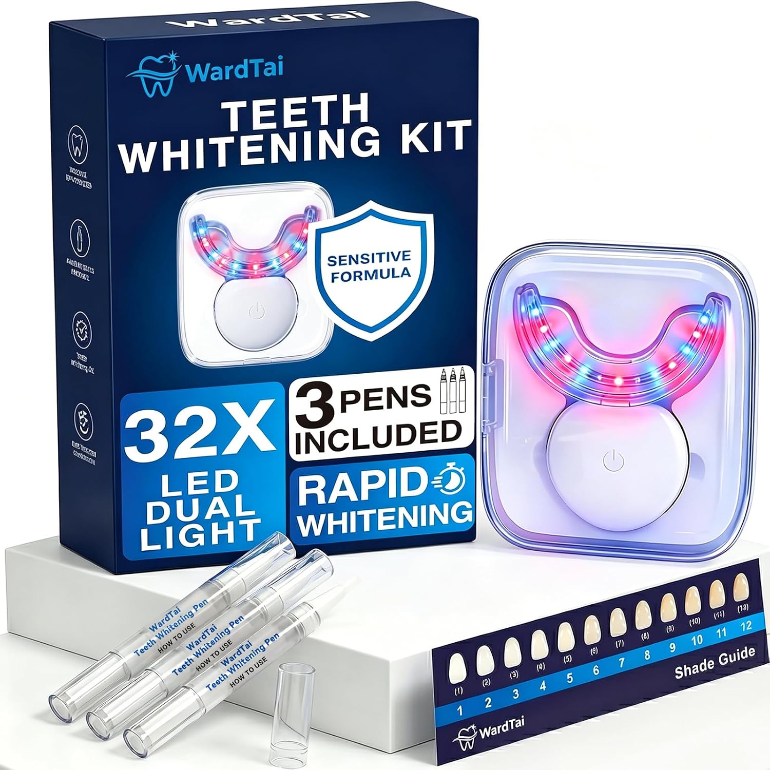 Highlights the full kit presentation and helps viewers quickly understand what is included.