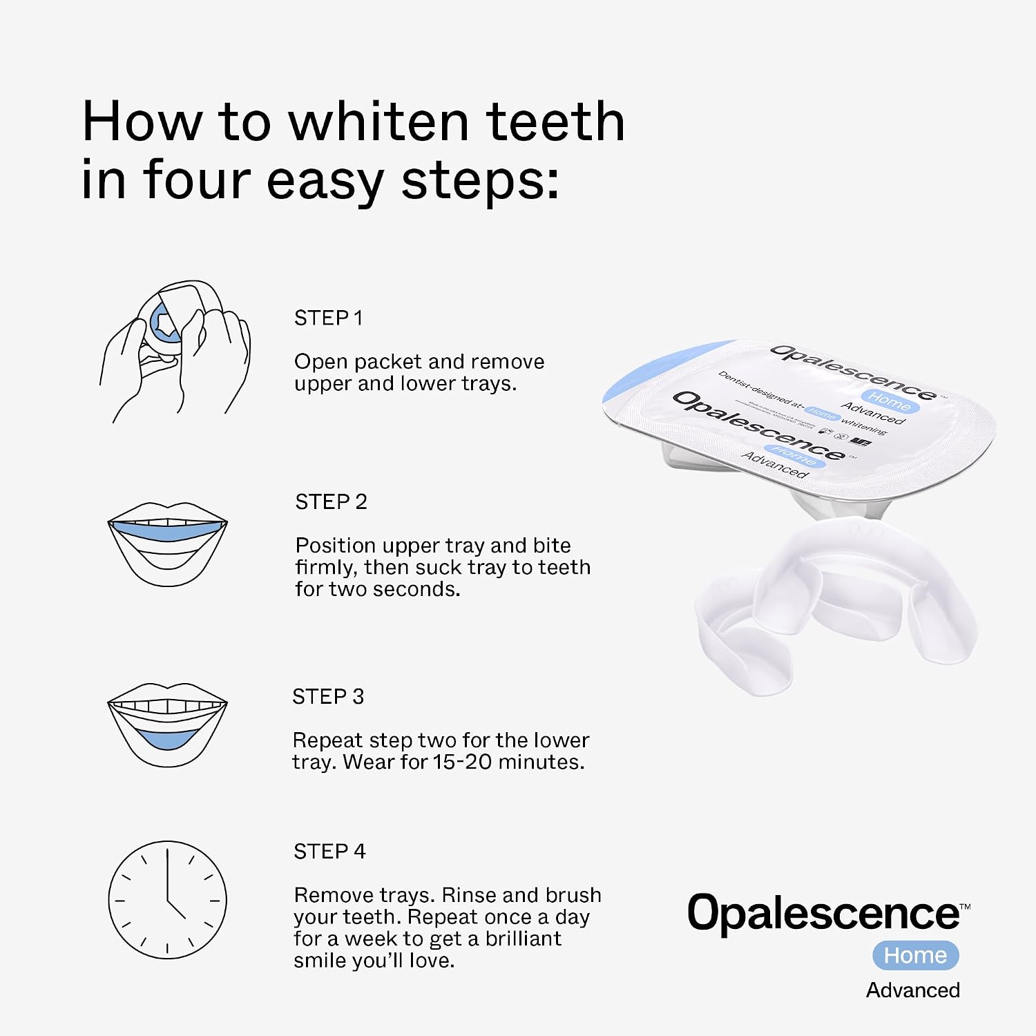 Tray technology, fit, and even coverage.