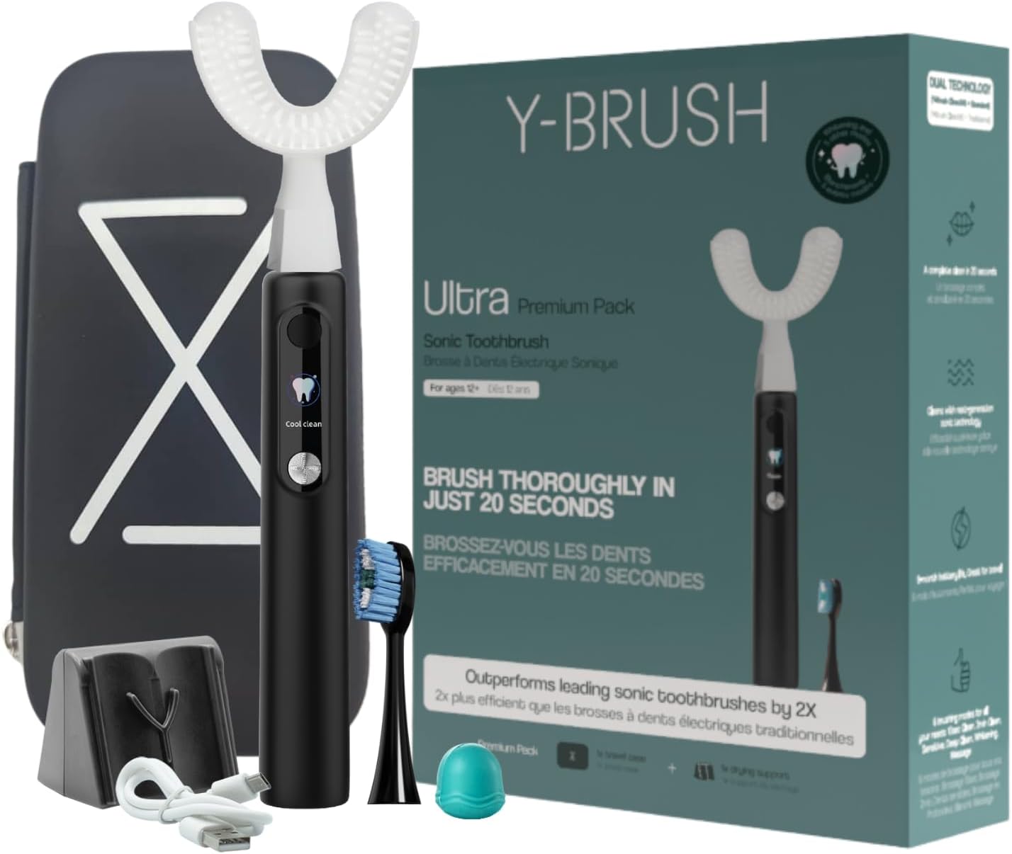 Overall product design, premium positioning, and the distinctive U-shape head.