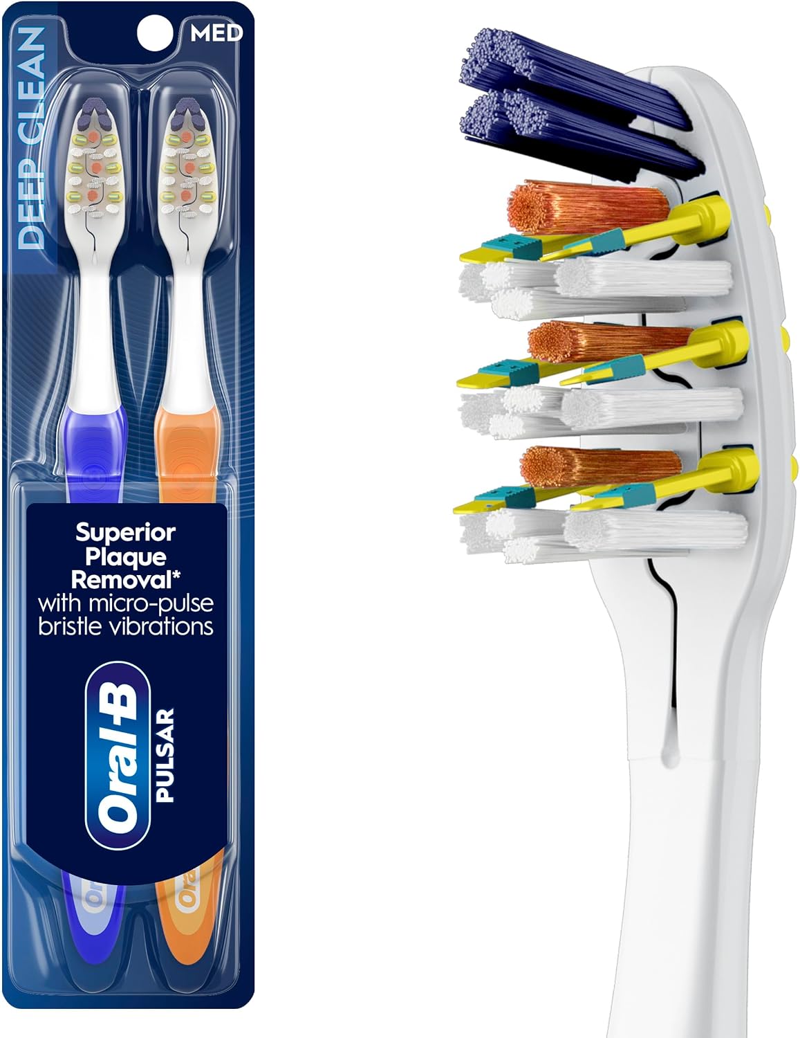 Highlights the 2-pack format, brand identity, and the overall product presentation.