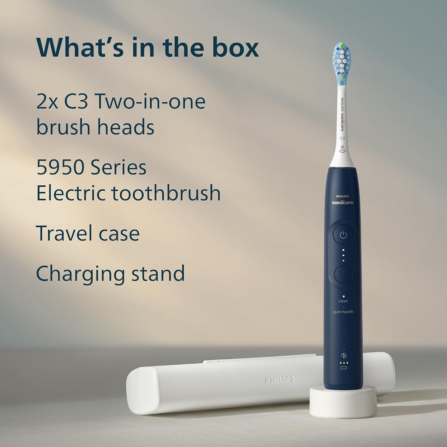 Decision-making support by summarizing the toothbrush’s strongest selling points.