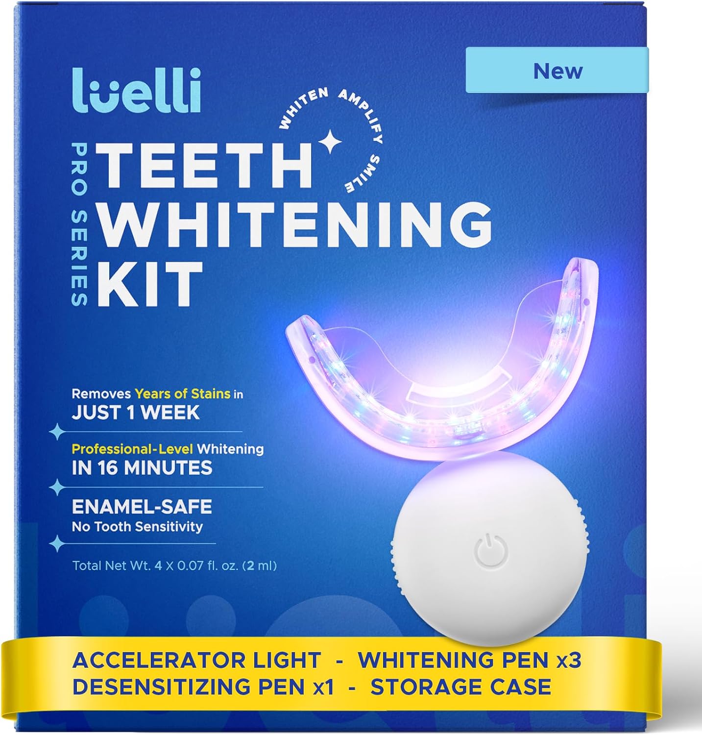 Overall presentation, portability, and the fact that it is a complete at-home whitening kit.