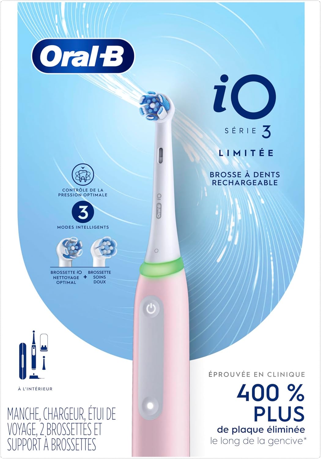 Core functionality and user guidance features that improve brushing consistency.