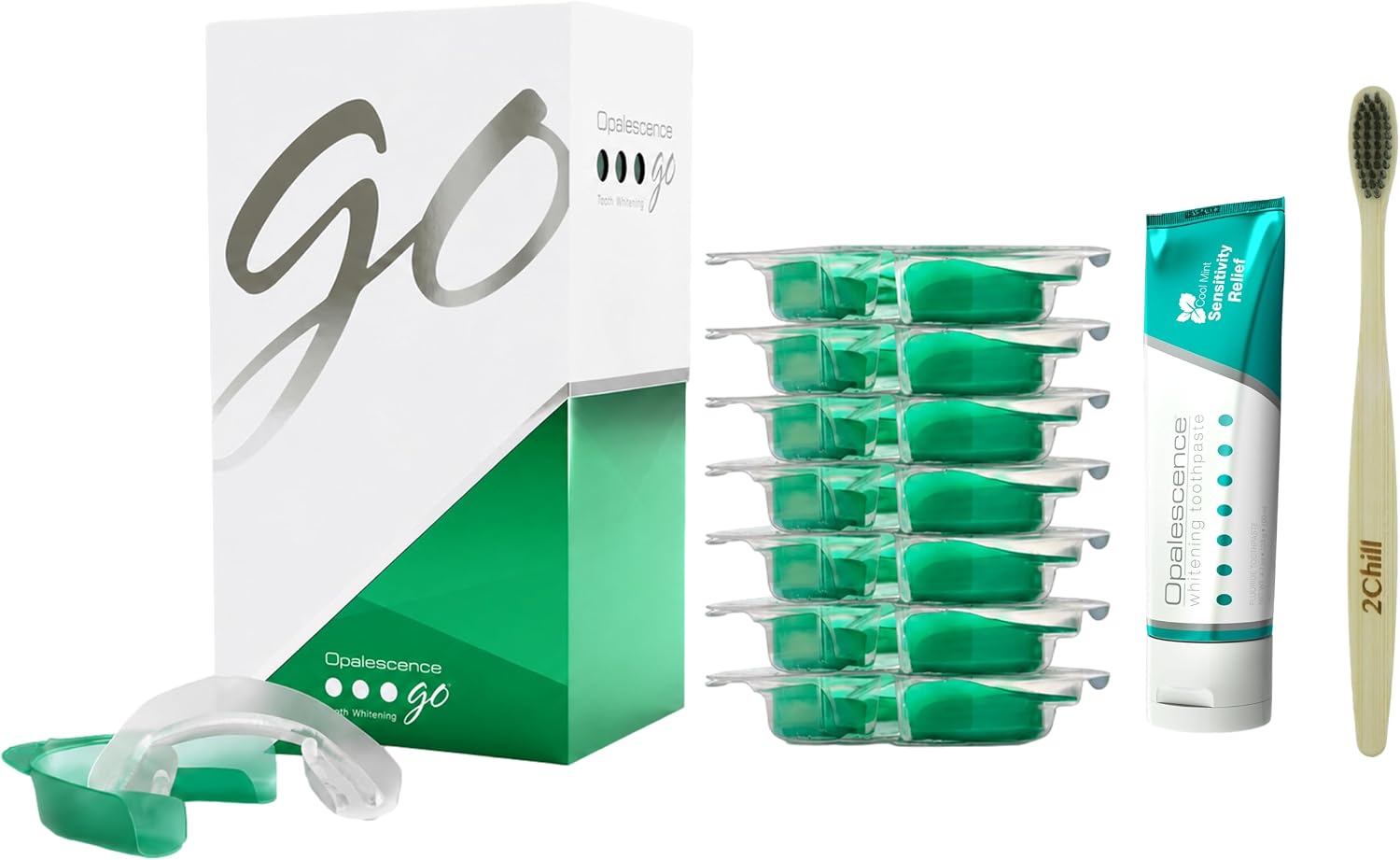 Opalescence Go 15 Teeth Whitening Trays Bundle - Hydrogen Peroxide 6288-T