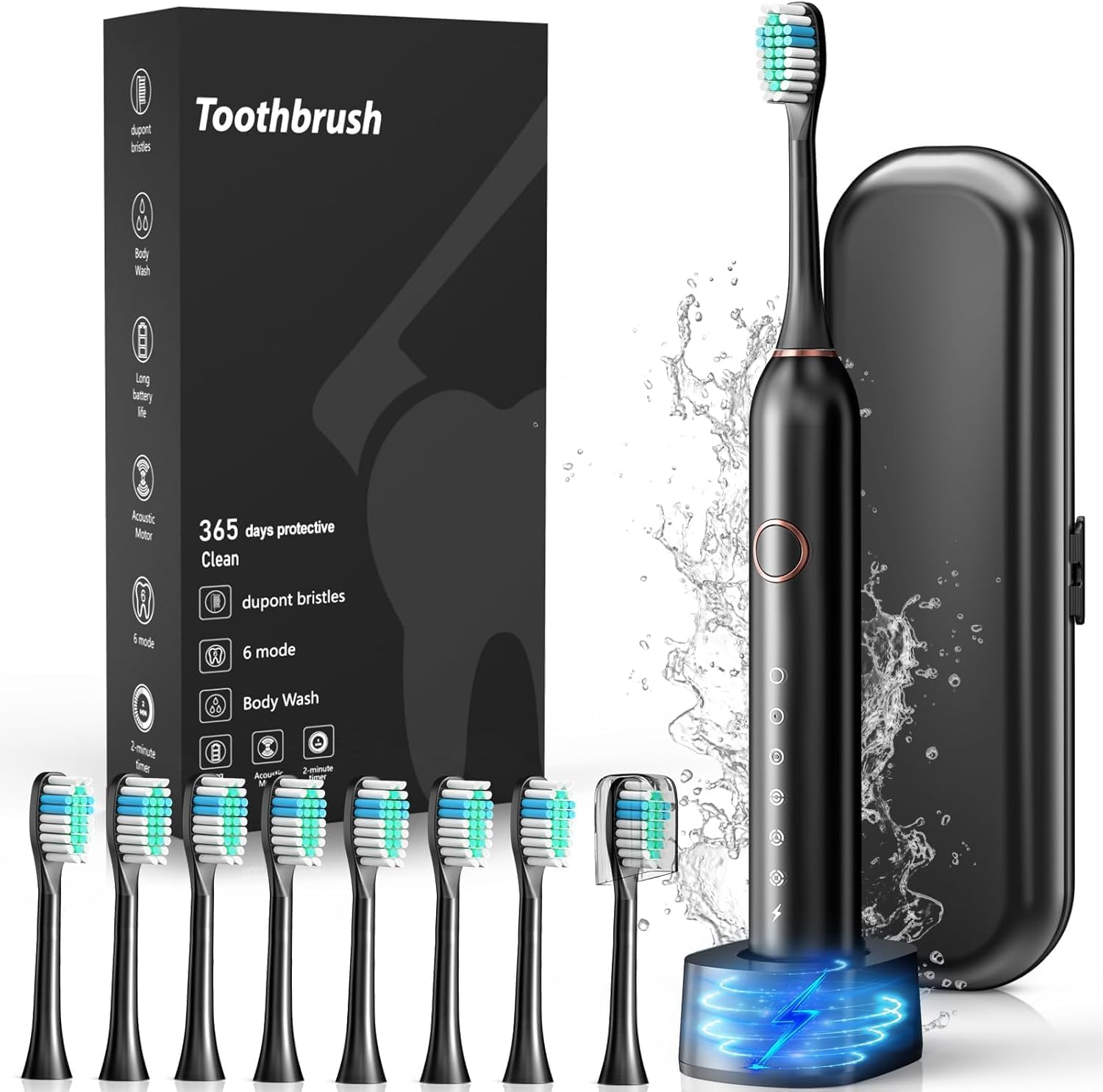 Overall design, colorway, and first impression of the toothbrush itself.