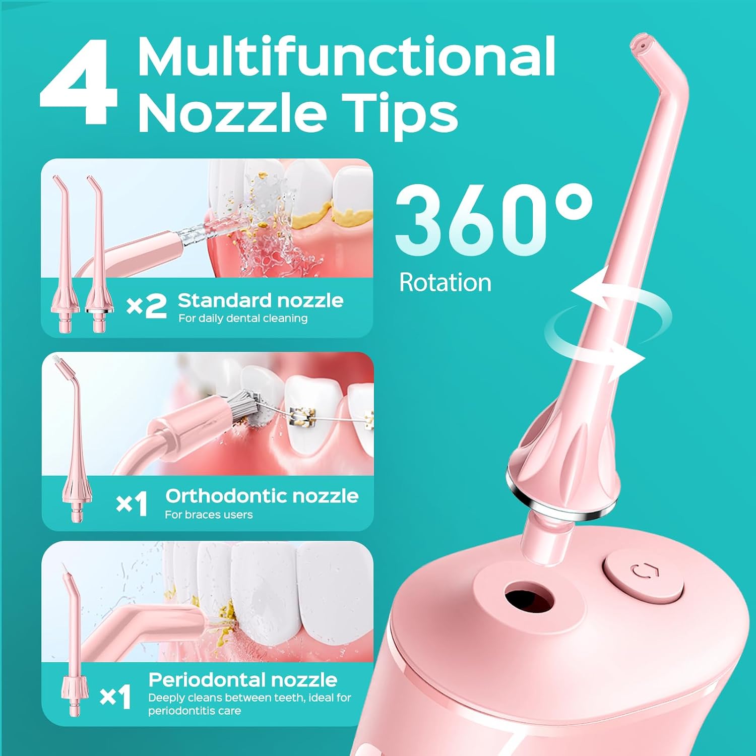 Differentiation versus basic flossing and the value of customizable settings.