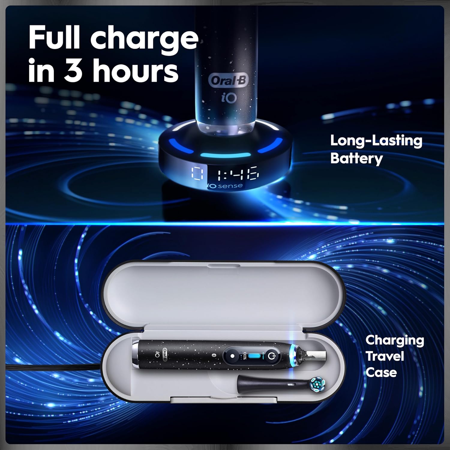 Supports discussion of smart functions such as pressure sensing, modes, or AI-guided brushing.
